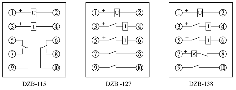 DZB-138內(nèi)部接線圖